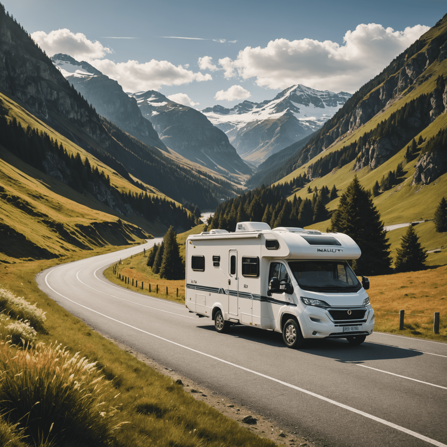 Maut-Travel logo featuring a stylized motorhome on a scenic road